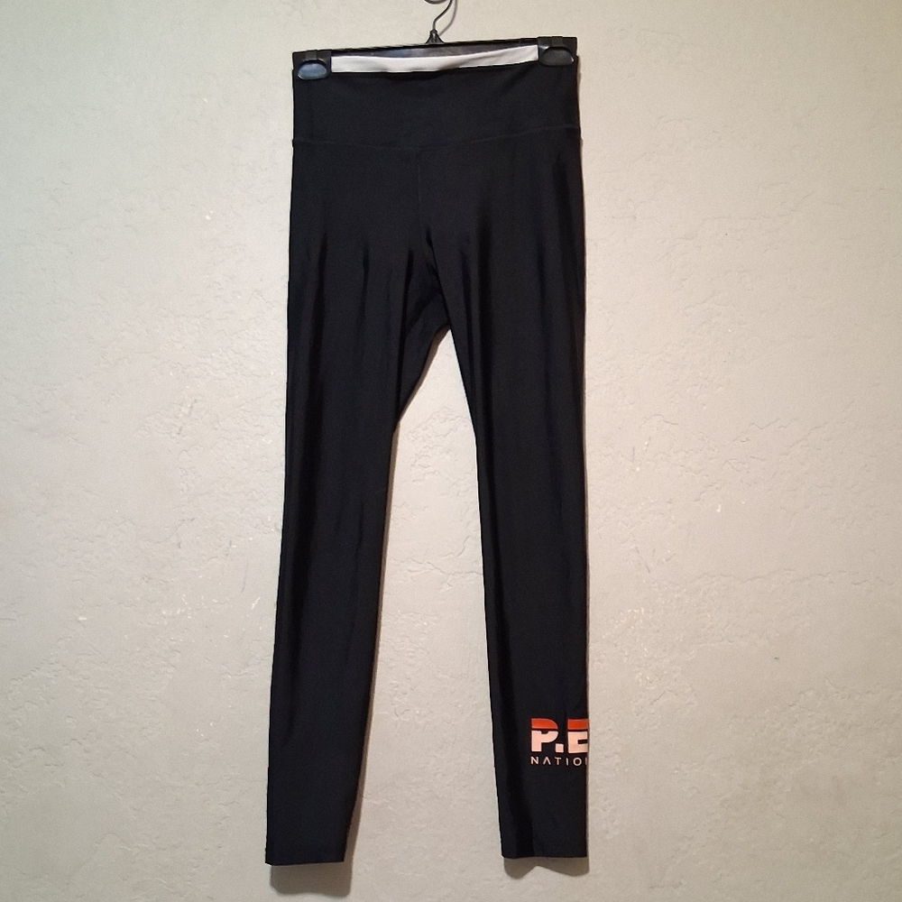 P.E Nation Leggings Sportwear Women Black Athleisure SzS Yoga Gym - Picture 3 of 12